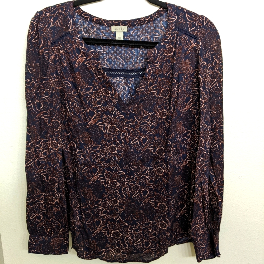 Hinge Floral Shirt Size M